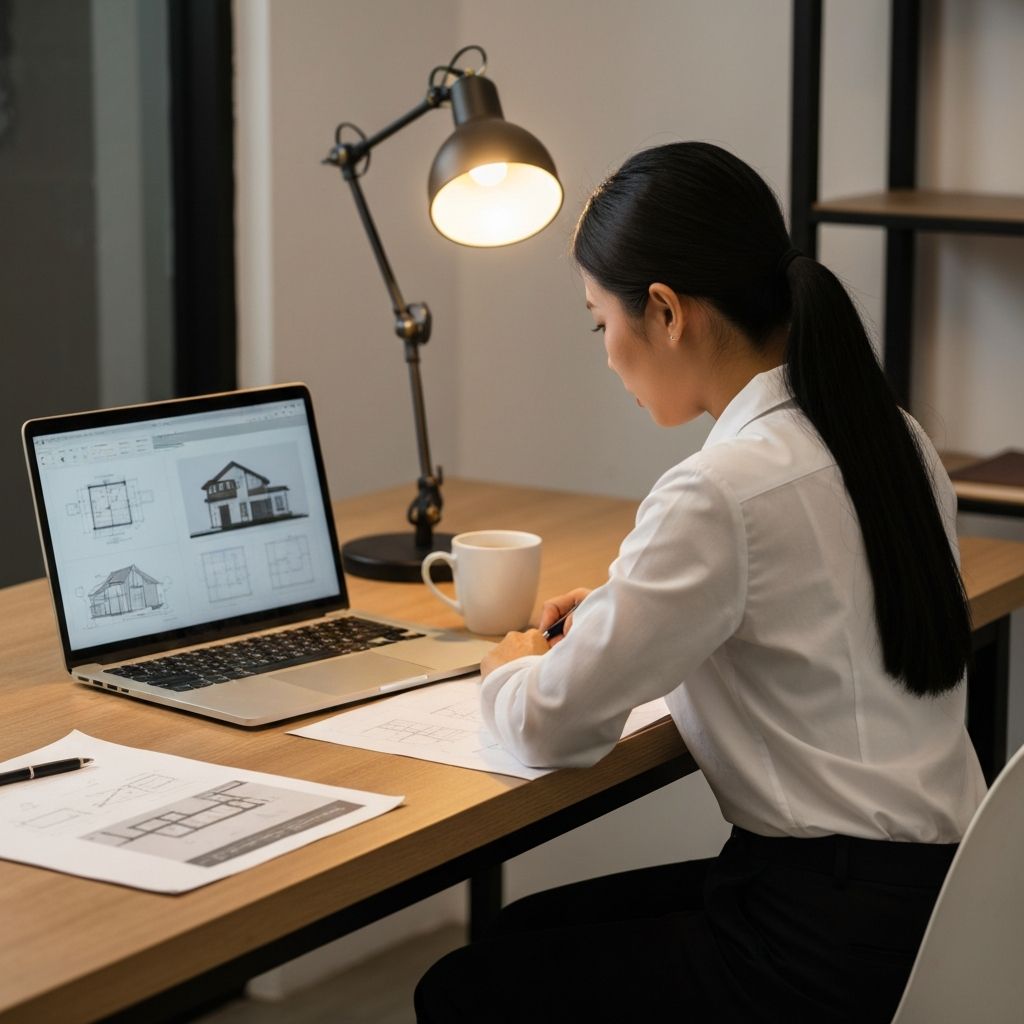 Inżynier przygotowujący się do egzaminu na uprawnienia budowlane